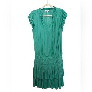 knee length dresses for ladies Kelza Pleated Mini Dress in Ivory – Isalis main image 0
